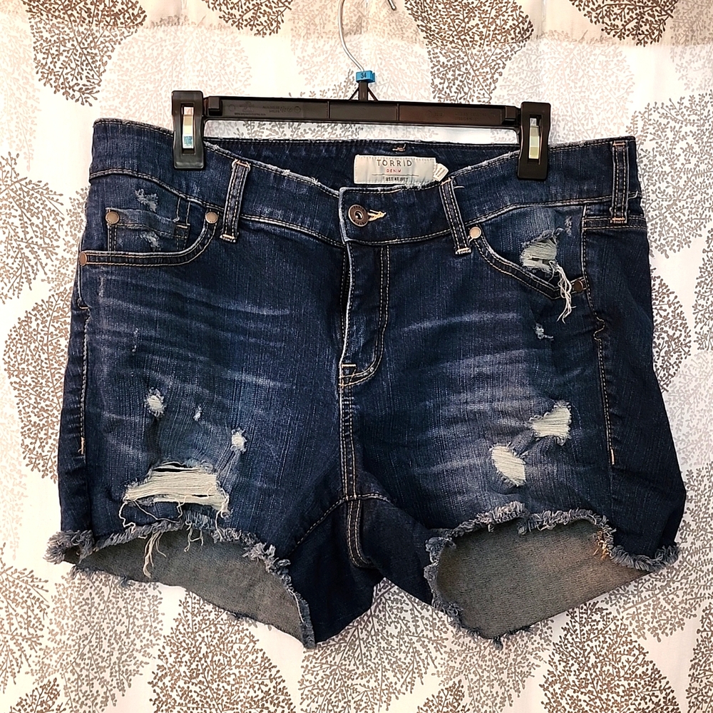Denim shorts